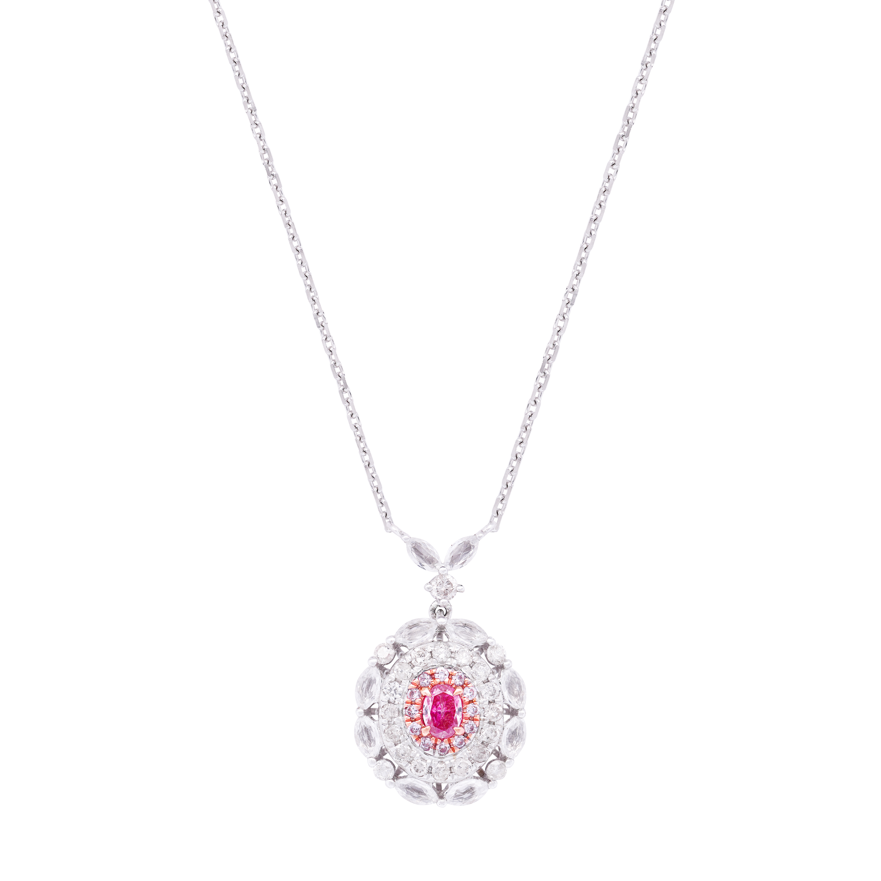 Paloma Pink Diamond Necklace
